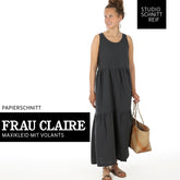 Papierschnittmuster Frau Claire Kleid Studio Schnittreif